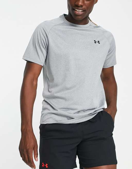 Camiseta técnica gris claro Tech 2.0 de Under Armour Training