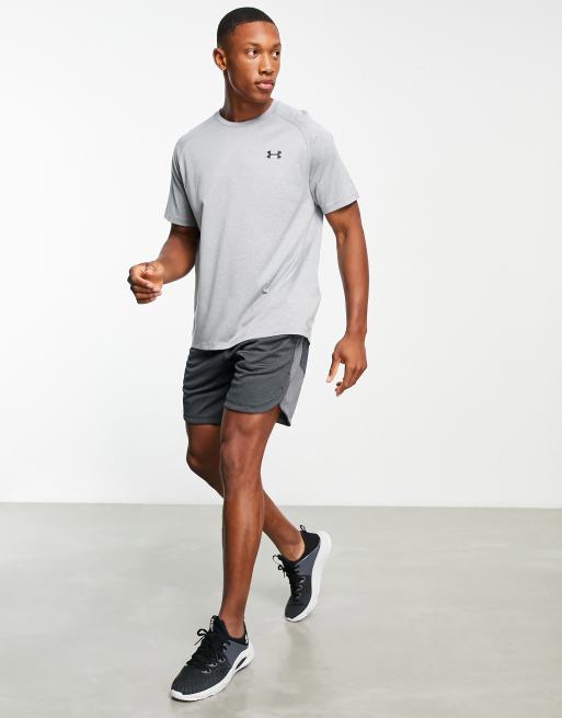 Camiseta técnica gris claro Tech 2.0 de Under Armour Training