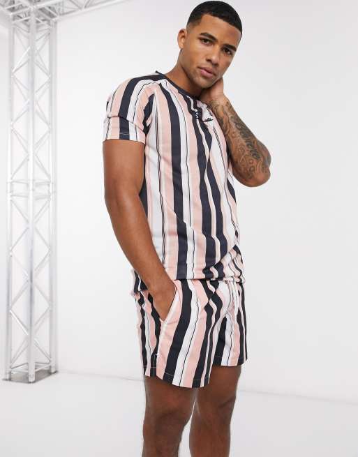 Camiseta siksilk cheap rosa y blanca