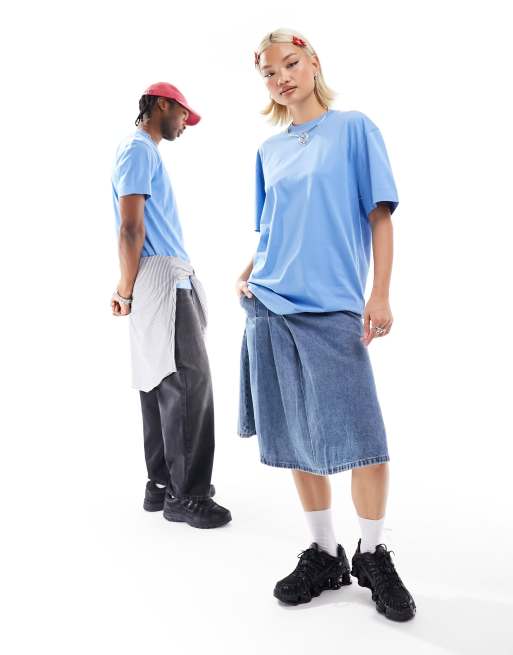 Camiseta unisex en azul claro de COLLUSION