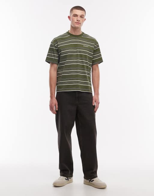 Camiseta verde a rayas East Liberty de Dickies, 2 de 5