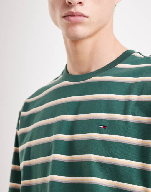 Camiseta verde a rayas holgada de Tommy Jeans, 5 de 5