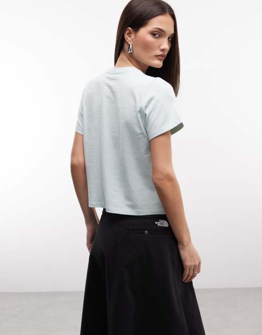 Camiseta verde básica de corte estándar Cutie de The North Face, 4 de 4