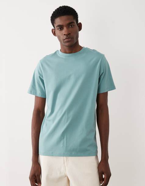 Camiseta verde claro básica de corte estándar Essentials de ASOS DESIGN - view 1