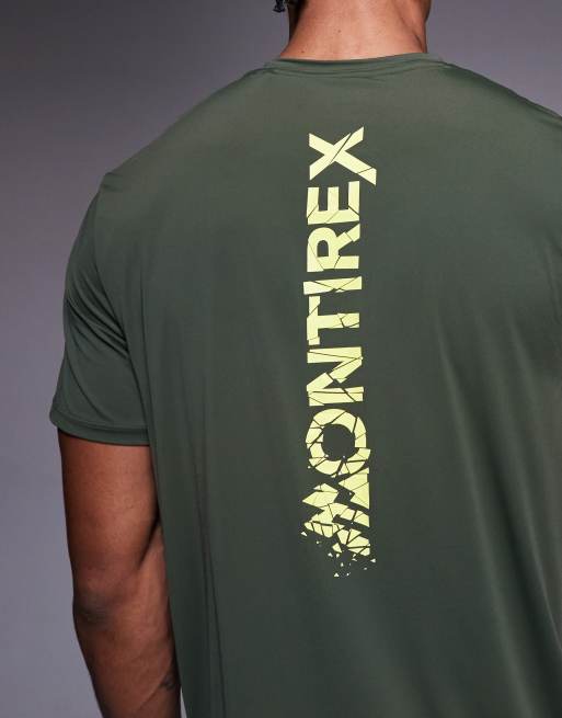 Camiseta verde con estampado en la espalda Shatter de Montirex, 5 de 5