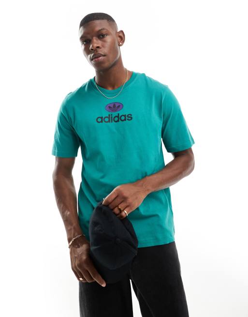 Camiseta adidas originals verde sales