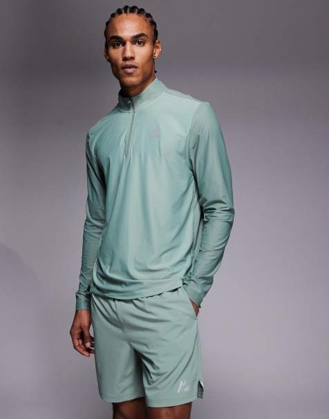 Camiseta verde con media cremallera Charge 2.0 de Montirex - view 1