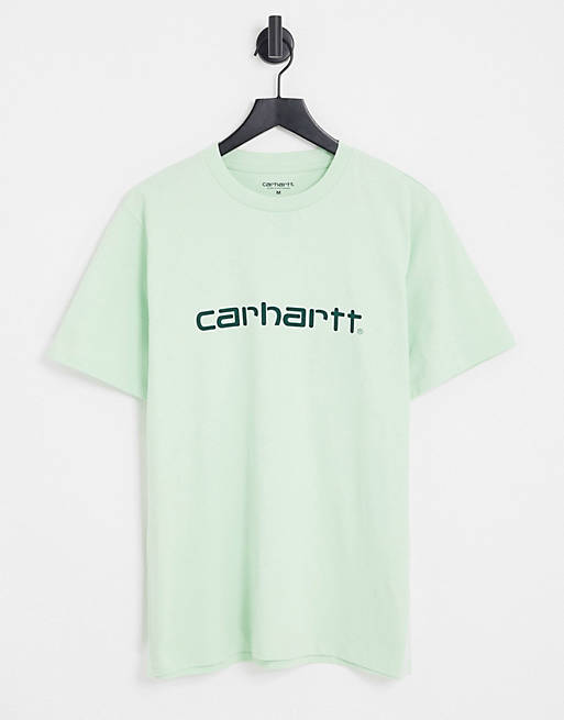 Hombre Other | Camiseta verde con texto de Carhartt WIP - NC11908