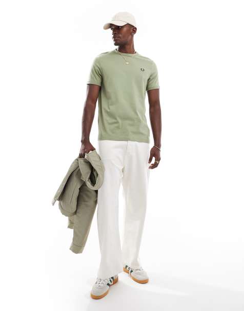 Camiseta verde con vivos de Fred Perry - view 1