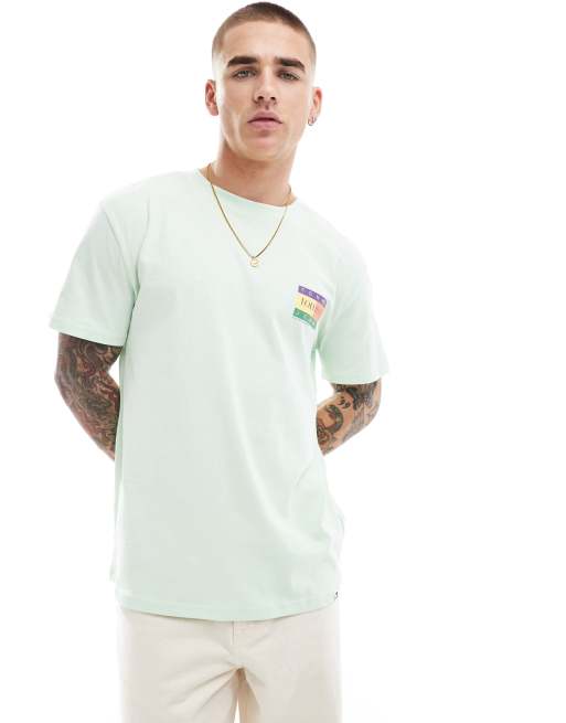 Camiseta verde de corte estándar con bandera veraniega de Tommy Jeans, 2 de 4