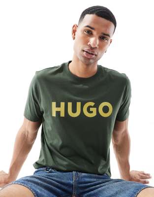 Camiseta verde Dulivio de Hugo Red - view 1