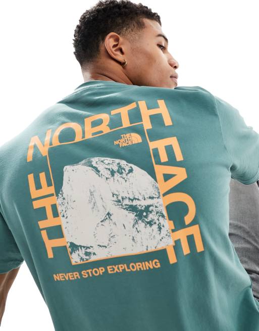 Camiseta The North Face Teen Dome Verde Niño