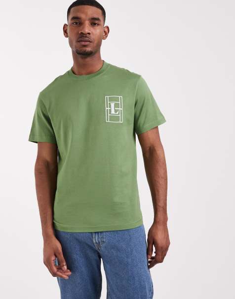 Camiseta verde holgada con logo L de Lacoste - view 1