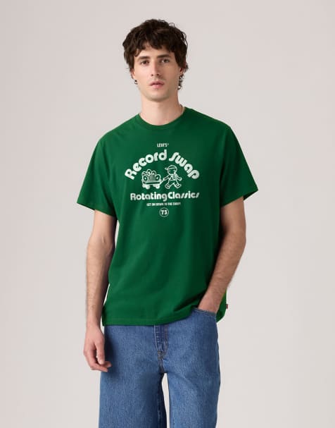 Camiseta verde holgada de manga corta Good Time MHG de Levi's - view 1