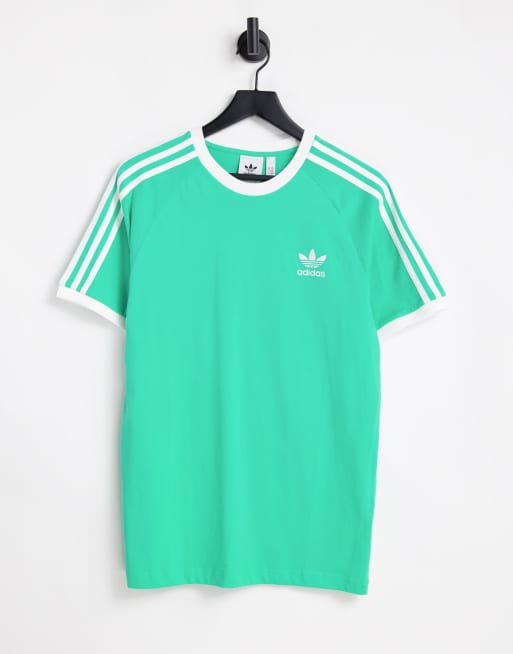 Camiseta verde adidas originals sales