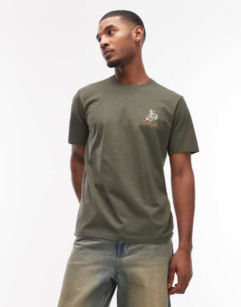 Camiseta verde medio con bordados de Wrangler - view 1