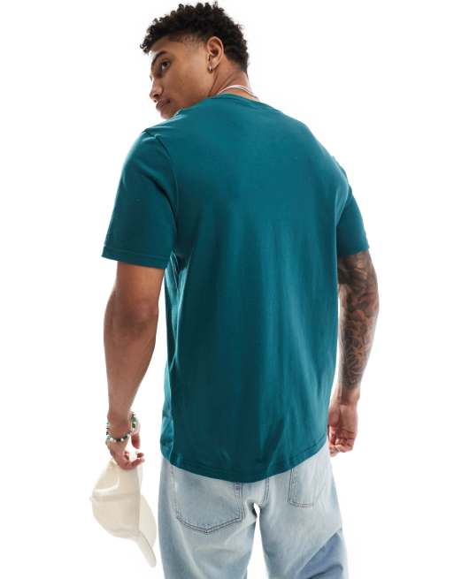 Camiseta verde medio con logo de icono de Lyle & Scott, 4 de 4