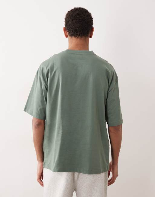 Camiseta verde medio extragrande básica de ASOS DESIGN, 4 de 5