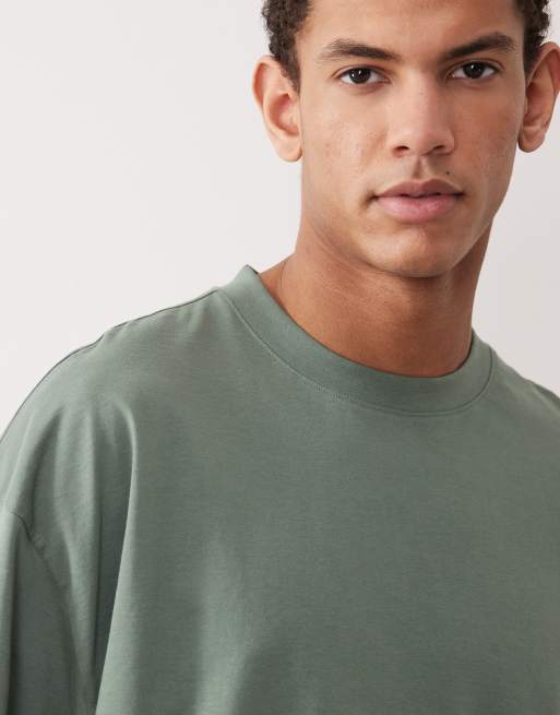 Camiseta verde medio extragrande básica de ASOS DESIGN, 5 de 5