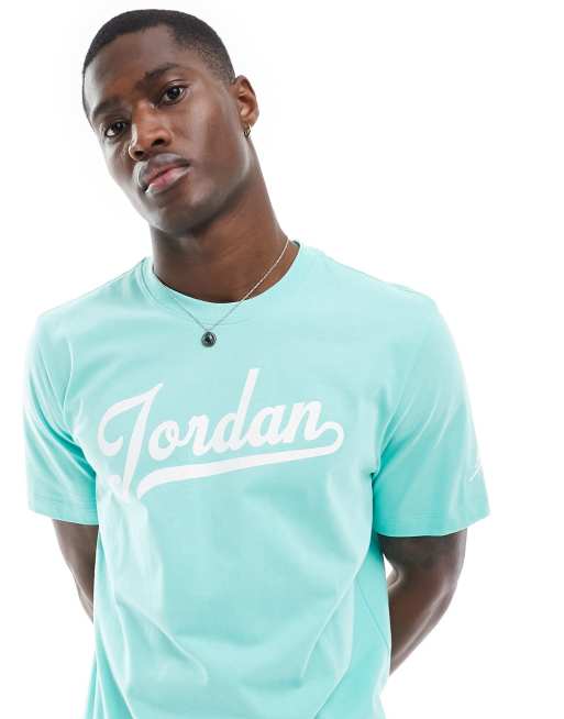 Camiseta verde menta Warm Up de Jordan