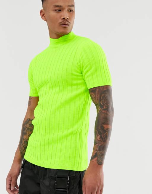 Camiseta Cuello Alto Verde