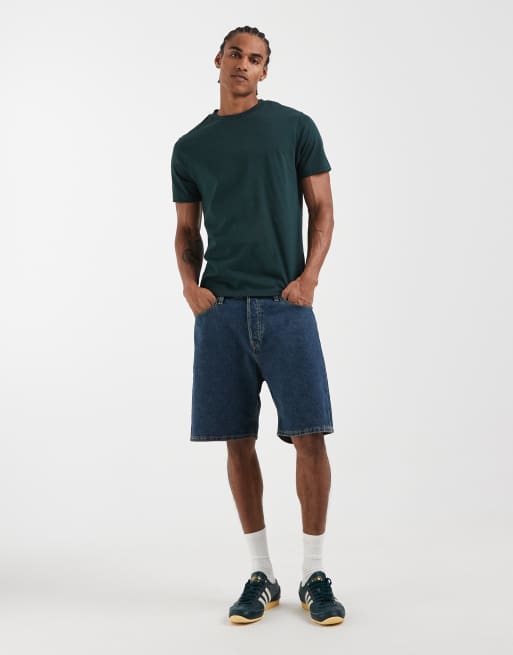 Camiseta verde oscuro básica de corte estándar Essentials de ASOS DESIGN, 2 de 5