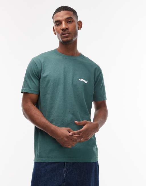 Camiseta verde oscuro Bounce de Obey, 3 de 5