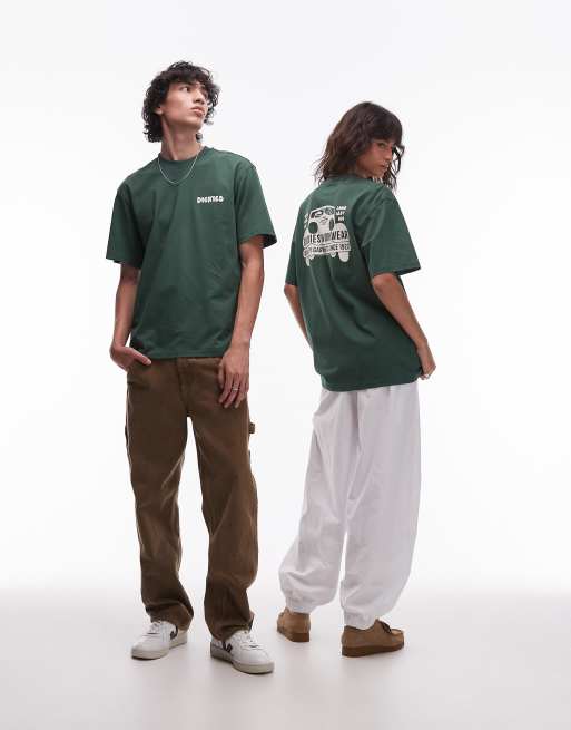 Camiseta verde oscuro con estampado gráfico trasero Gordonsville de Dickies, 2 de 4