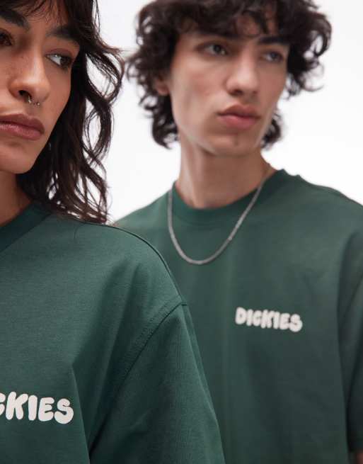 Camiseta verde oscuro con estampado gráfico trasero Gordonsville de Dickies, 3 de 4