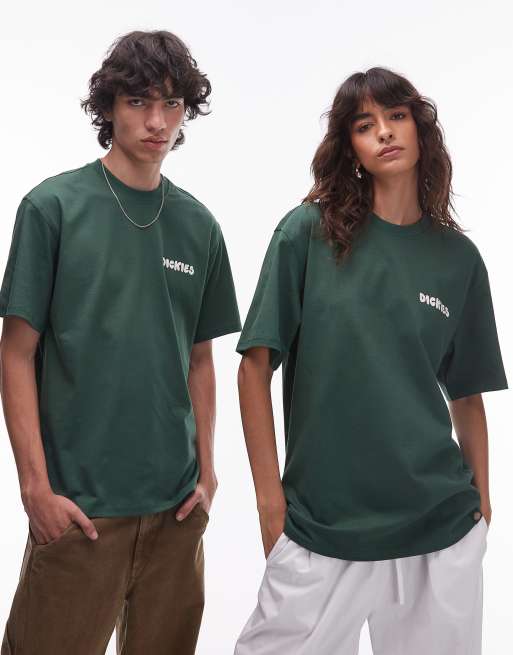 Camiseta verde oscuro con estampado gráfico trasero Gordonsville de Dickies, 4 de 4