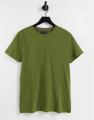 camiseta verde tommy hilfiger