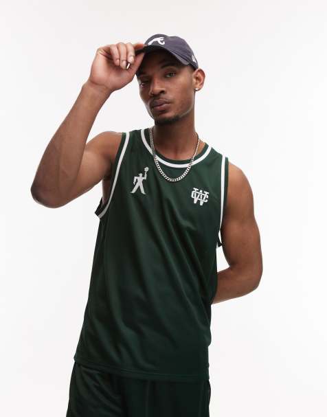 Camiseta verde oscuro sin mangas de malla Win Lock Up de Carhartt WIP - view 1