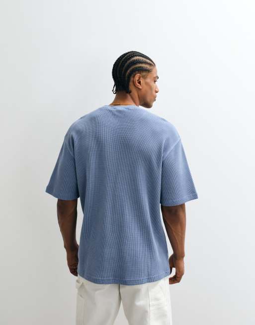 Camiseta verde pálido de punto gofrado Nelson de Carhartt WIP, 4 de 5
