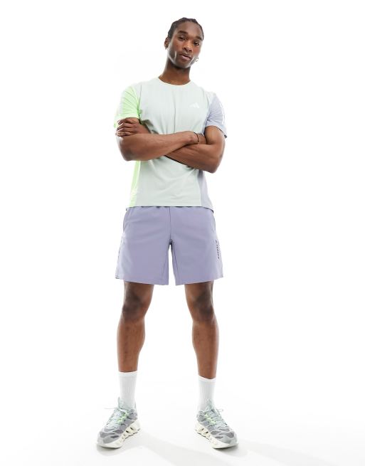 Camiseta verde pastel Own The Run de adidas Running, 3 de 4