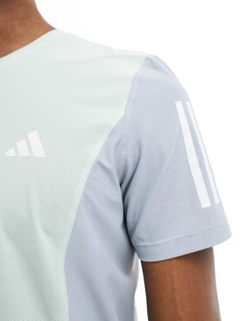 Camiseta verde pastel Own The Run de adidas Running, 4 de 4
