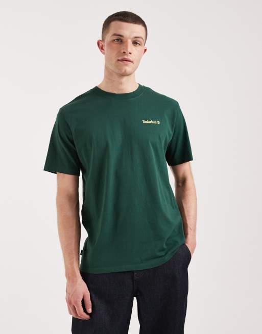 Camiseta verde pino con estampado gráfico en la espalda Magnet de Timberland, 3 de 5