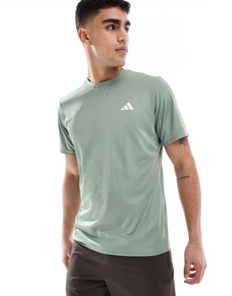 Camiseta verde plateado Essentials de adidas Training - view 1