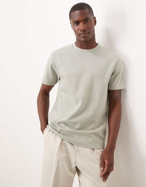 Camiseta verde salvia de tejido grueso BreatheMAX™ de ASOS DESIGN - view 1