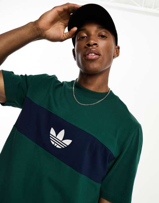 Adidas camiseta verde new arrivals