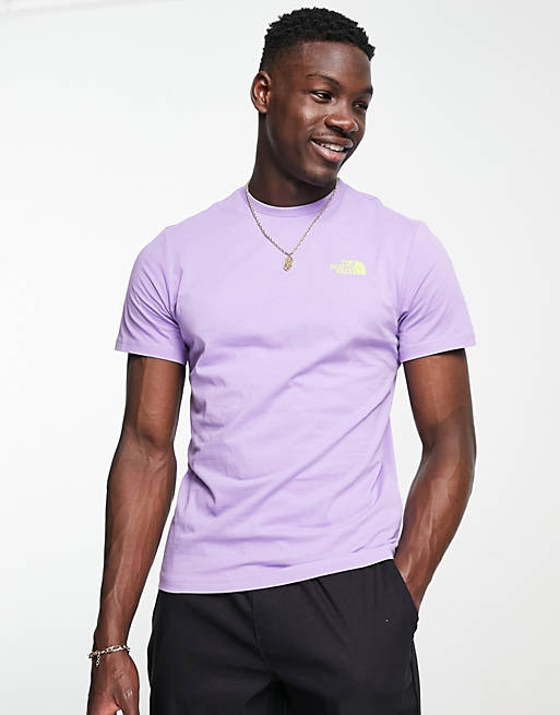 Hombre Tops | Camiseta violeta claro Simple Dome exclusiva en ASOS de The North Face - JW18923