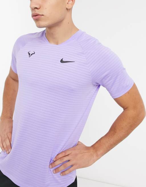 Hora domingo abolir Camiseta violeta Rafael Nadal Court AeroReact Slam de Nike | ASOS