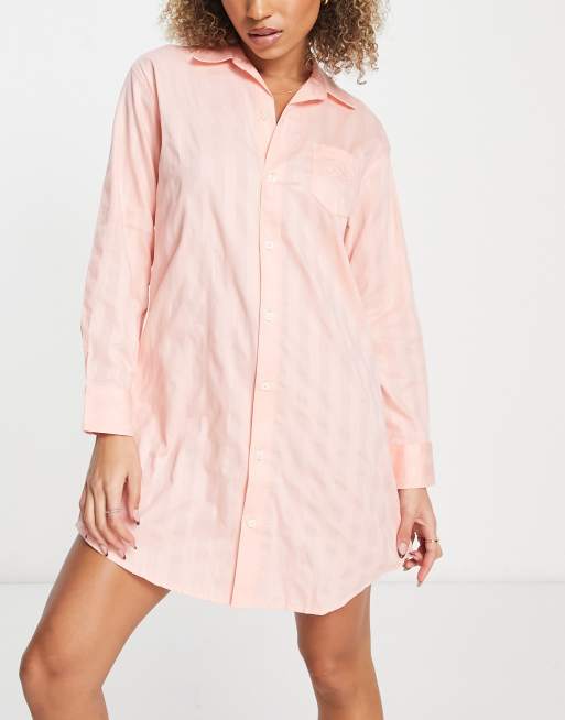 Camisón color sorbete de corte boyfriend de Lauren by Ralph Lauren