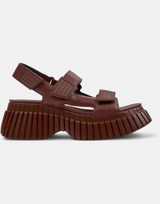 Camper – bcn – Sandalen in Mittelrot