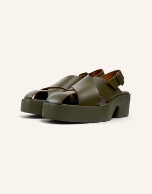 Camper - Billie - Sandalen in Mittelgrün