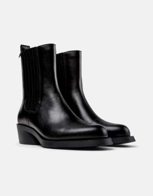 Bottines Camper En Cuir Noir - Taille 41 - Neuves Sans Boîte