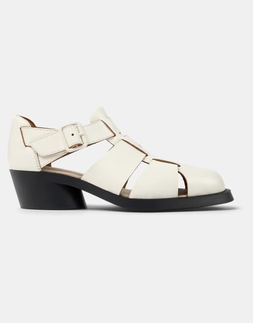 Camper - Bonnie - Sabot bianco naturale