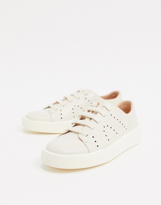 Camper Courb trainer in white leather