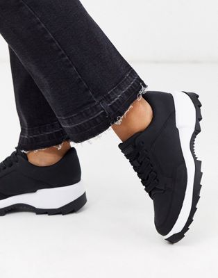 Camper Helix lace chunky sole trainers in black | ASOS