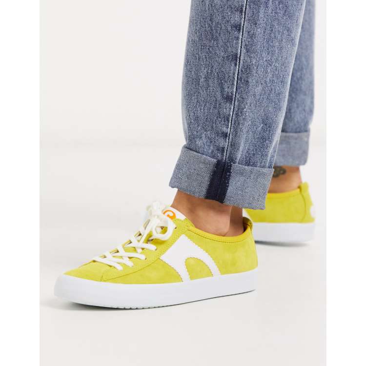 Camper Imar trainer in yellow suede ASOS