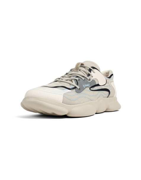 Camper - Karst - Sneakers grigie e bianche - view 1